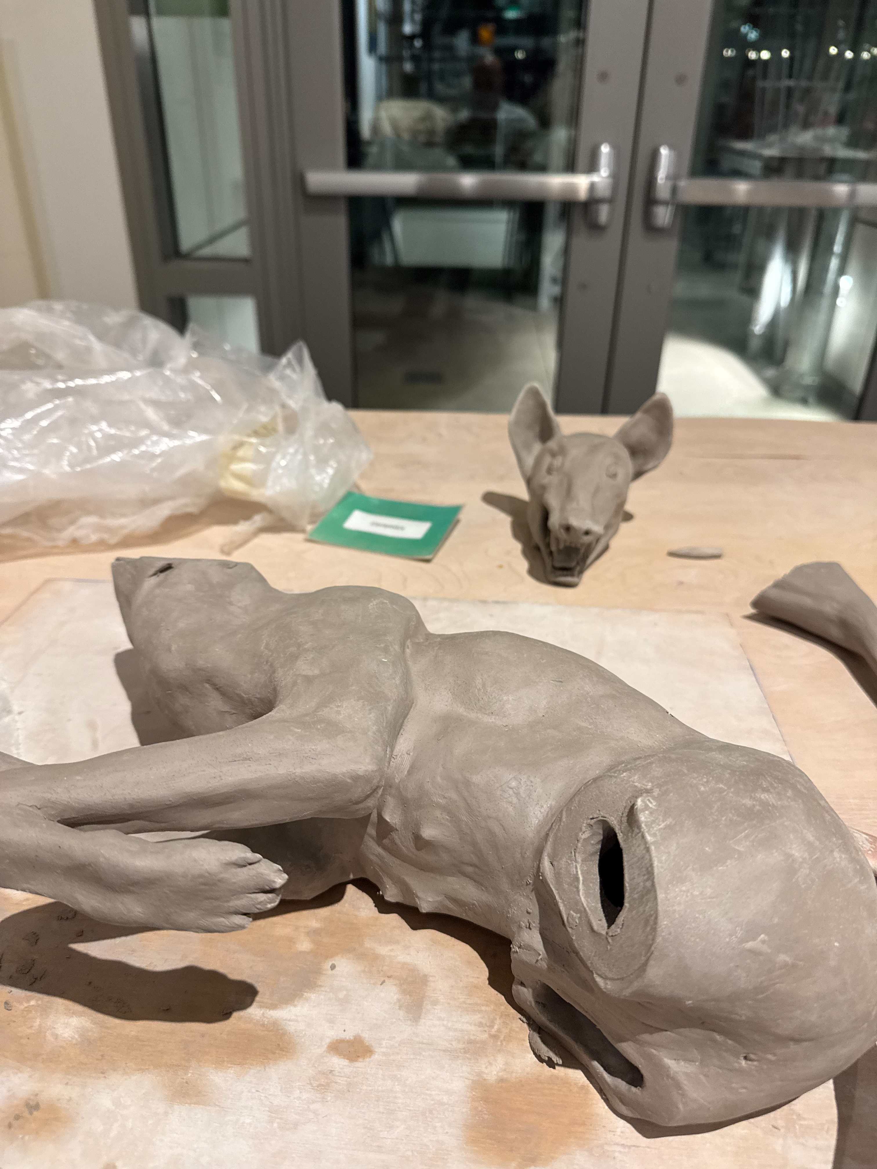 Coyote artwork - reassembly